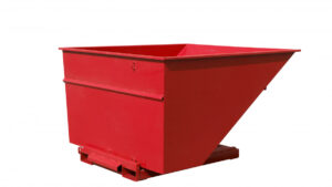 Tippcontainer - 3000 L, Röd