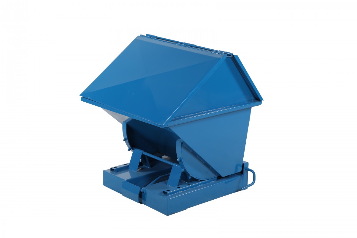 Tippcontainer med lock - 200 L