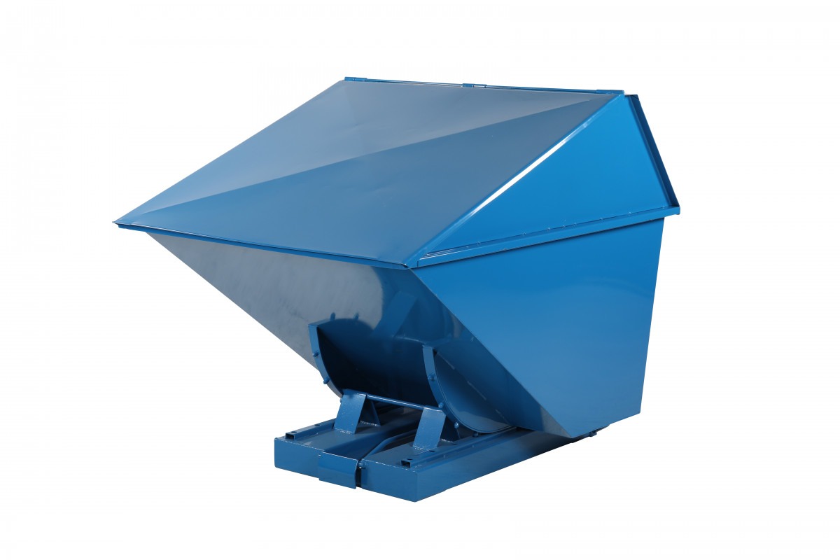 Tippcontainer med lock - 1100 L