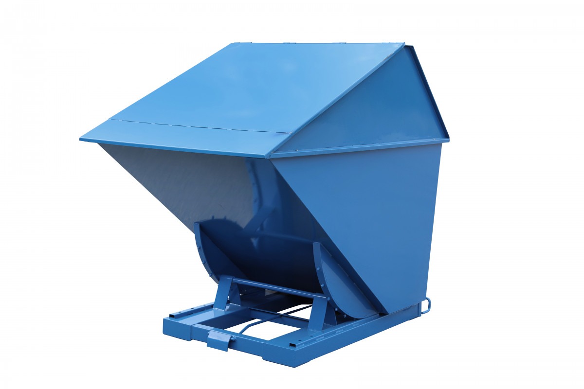 Tippcontainer med lock - 2700 L