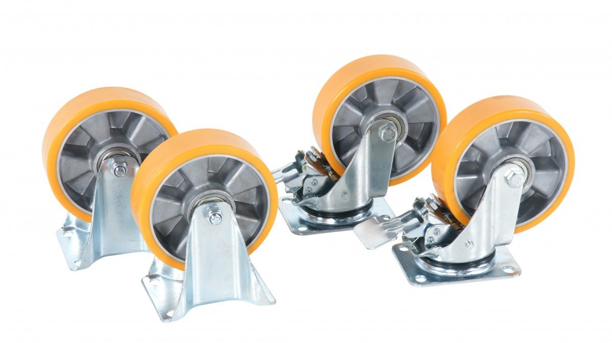 Polyhjulsats NYP 160-4, 160 mm