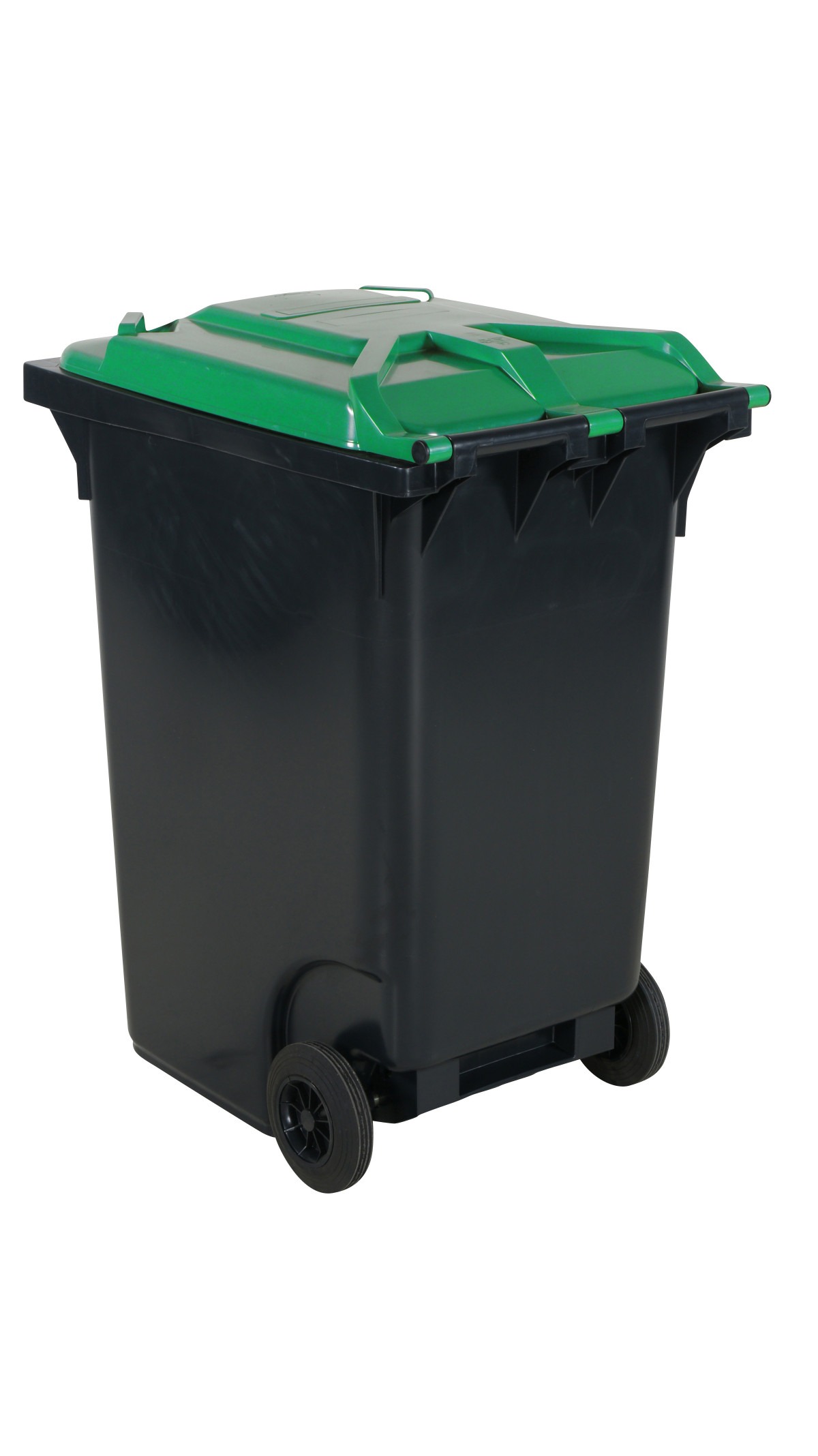 Avfallskärl 360L, Grönt lock